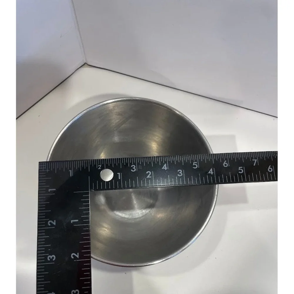 Revere Ware Stainless Steel Nesting Mixing Bowls Set of 3 Ring Handles Korea